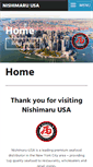 Mobile Screenshot of nishimaru-usa.com